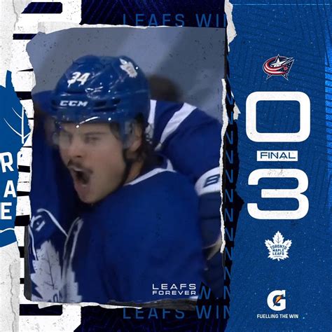 what is the score of the toronto maple leafs